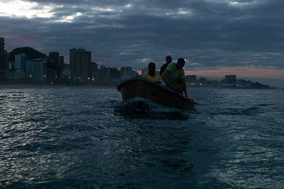 Rio's fishermen: Copacabana