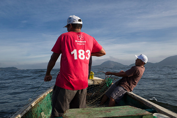 Rio's fishermen: Copacabana