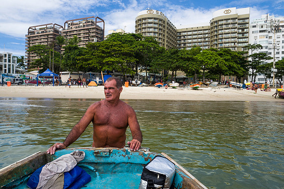 Rio's fishermen: Copacabana