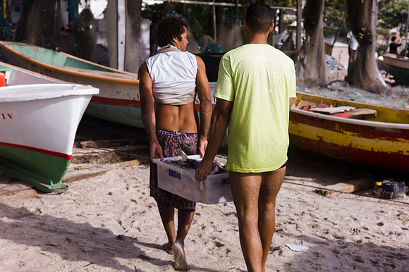 Rio's fishermen: Copacabana