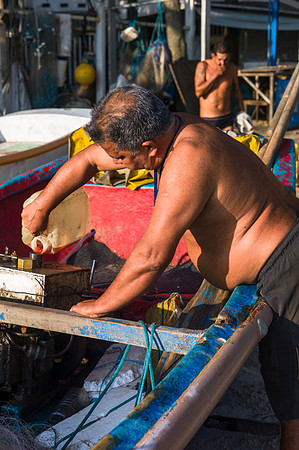 Rio's fishermen: Copacabana