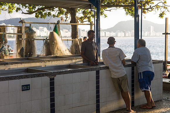 Rio's fishermen: Copacabana