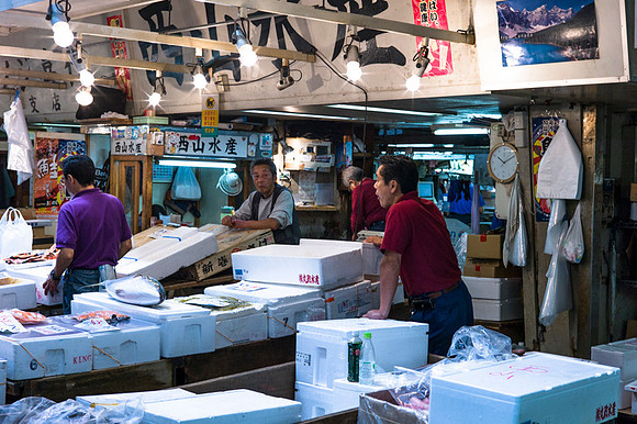 Tsukijii fishmarket Japan
