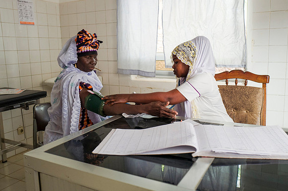 Jahaly Health Centre. Angelika Berndt photography