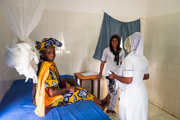 Jahaly Health Centre. Angelika Berndt photography