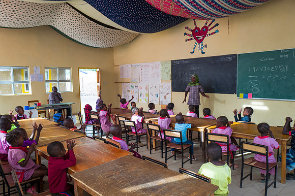 Jahaly Nursery school. Angelika Berndt photography