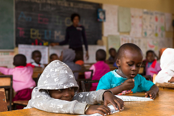 Jahaly Nursery school. Angelika Berndt photography