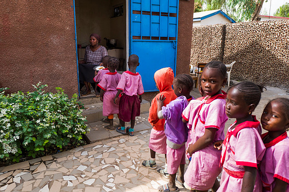 Jahaly Nursery school. Angelika Berndt photography